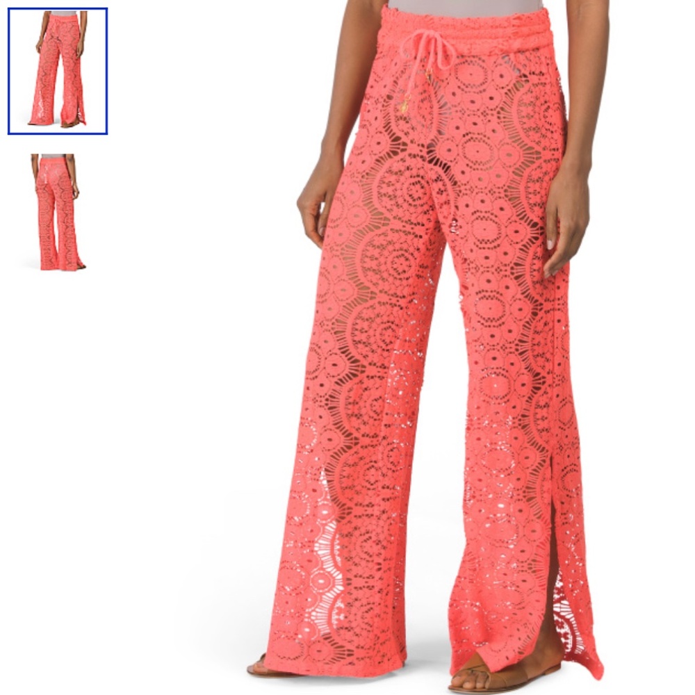 Sunshine 79 Watermelon Chillin’ Crochet Beach Pants